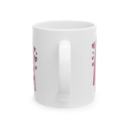 Not In The Mood Mug – Funny Sarcastic Coffee Mug, Approach With Caution Cup, Introvert Humor Gift, Coworker Mug, Relatable Office Gift 11oz