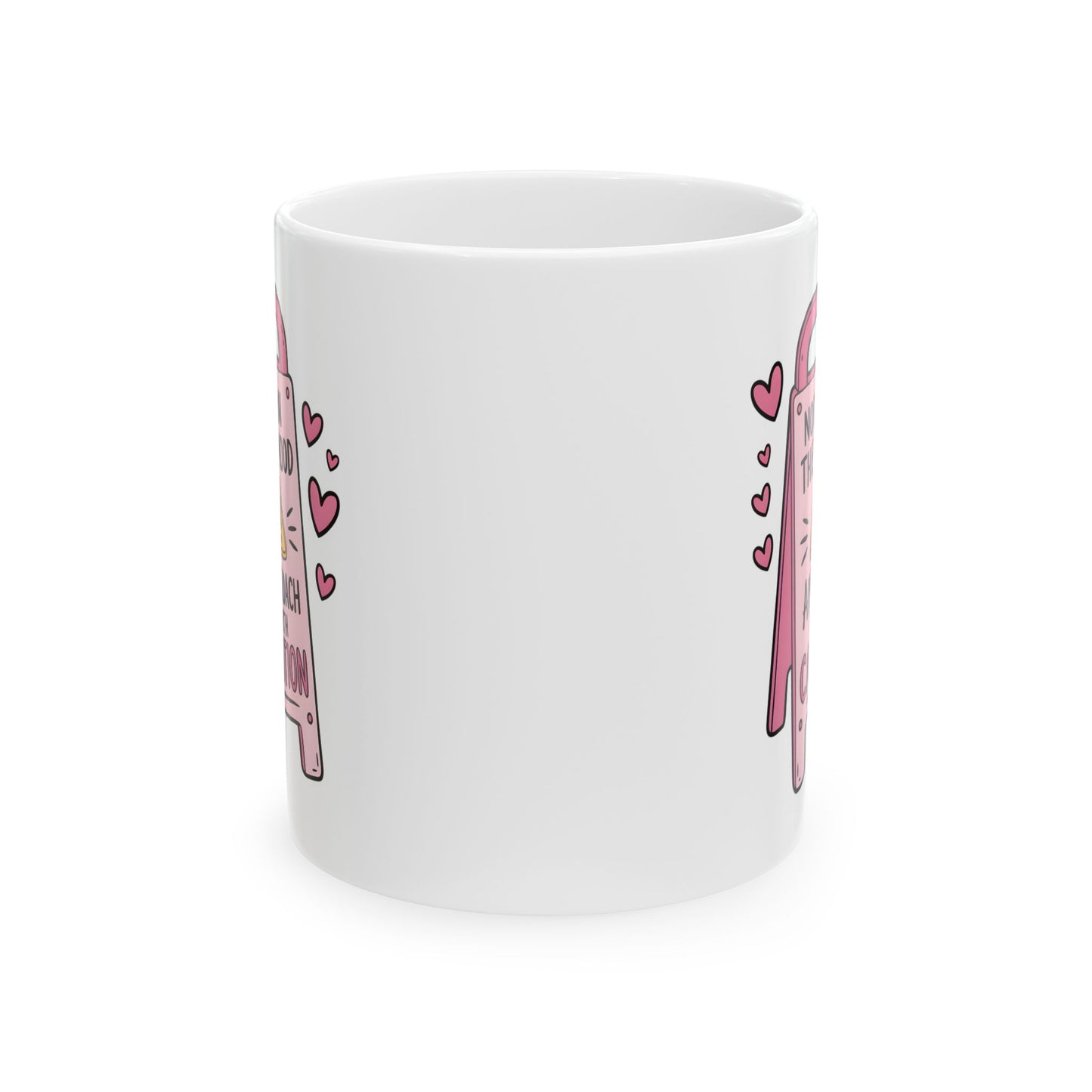 Not In The Mood Mug – Funny Sarcastic Coffee Mug, Approach With Caution Cup, Introvert Humor Gift, Coworker Mug, Relatable Office Gift 11oz